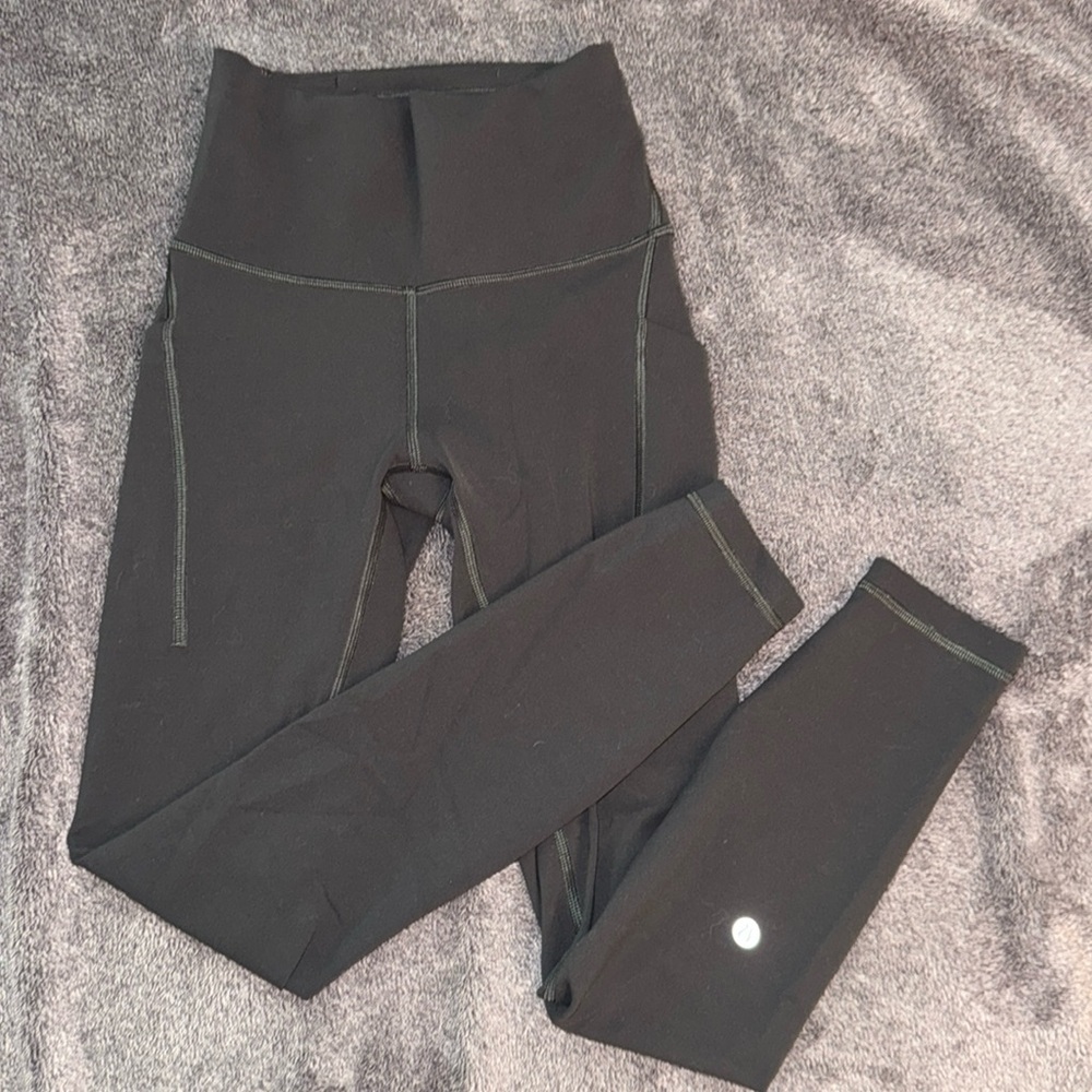 Lululemon Wunder Train High-Rise Tight with Pockets 25"
Graphite Grey size 4